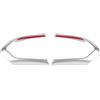 Aramox Rivestimento Decorativo in Cromo per Volante, Compatibile con Serie 1 F20, Serie 2 F22, Serie 3 F30/F31, X5 F15, X6 F16 M-Sport