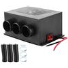 Yosoo Riscaldatore per Auto, 12V Riscaldatore per Auto 3 Fori Scaldino per Riscaldamento Invernale Portatile Sbrinatore per Parabrezza Rimozione della Nebbia per Ventola per Riscaldamento Auto Sbrinato