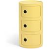 Kartell Componibili Bio, Mobile Contenitore 3 Elementi, Giallo