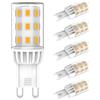 Eco.Luma Lampadina LED G9 3W 580lm, Equivalente 60W alogeno, Bianco Caldo 2700K, AC220-240V, NON Dimmerabile, Risparmio energetico Lampada, CRI 85, Confezione da 5