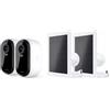 ARLO Telecamera Arlo Essential 2K (kit da 2) + Pannello Solare (kit da 2)