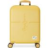 JOUMMA BAGS Pepe Jeans Trolley Abs 55cm Espandibile 4 Ruote Laila Ocra