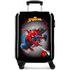 JOUMMA BAGS Spiderman Red Trolley Da Cabina Abs 55c M 4 Ruote Nero