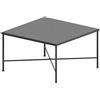 Unopiù Tavolo basso fisso IGEA in ferro da 80x80 cm - IN PROMOZIONE FINO AL 29/06