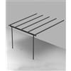 Unopiù Pergola addossata MERIDIENNE da 407x305/407 cm