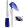 Boobeen Glitter Eyeliner Liquid Shimmer Waterproof Metallic Smudge-Proof per Donne, 1 Pcs