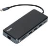 IOPLEE IOPEXTHE12IN1605 hub di interfaccia USB tipo-C 5000 Mbit/s Grigio