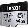 Lexar Professional SILVER PLUS 64 GB MicroSDXC UHS-I Classe 3