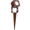 Beneito Faure Zas Quadrato Mini Proiettore a LED Regolabile da Terra per Esterno con Picchetto - Corten