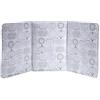 Greensen Paraspruzzi Pieghevole per Fornelli a Gas, Schermo Antispruzzo con Motivo Floreale, 39 x 84 cm