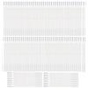 Pssopp 100pcs Penne cancellabili a caldo Ricarica Penne per marcatura di stoffa Penne cancellabili per marcatura di stoffa Penna a scomparsa automatica Quilting Sartoria(bianca)