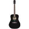 Fender Chitarra Acustica in Mogano CD-60 Dreadnought V3 DS Tastiera in Noce, Nero
