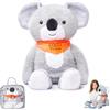 ODOXIA Peluche con peso per l'ansia | Allevia l'ansia | Peluche appesantito per bambini e adulti | Animali di peluche con peso appesantiti da 2,3 KG | Weighted plush