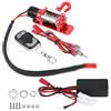 Dilwe Verricello RC, Verricello Accessorio in Metallo per Modello Auto RC 1/10 con Controller per verricello