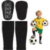 DiULi Mini Parastinchi Calcio, 2 Paia Parastinchi Calcio Calzino, Parastinchi Bambini, Parastinchi Piccoli Leggeri con Maniche Antiscivolo, Ideale per Calcio e Altri Sport, C