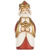 THUN - Re Magio Gaspare con Mirra - Versione Rossa - Statuine Presepe Classico - Ceramica - I Classici