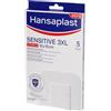 Hansaplast Cerotti Sensitive 3XL Medicazione per Ferite 10x15cm 5 pz Cerotto
