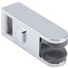 Fdit Supporto per Soffione Doccia Regolabile in Altezza in ABS per Barra di Scorrimento, Parte di Ricambio per Bagno con Barra Scorrevole Cromata (30 X 15 Mm)
