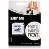 Baby Dab Foot & Hand Print Grey 1 pz