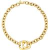 Breil, Collezione Reloaded, Collana Donna Steel Blast in Acciaio 316L,con Pendente Rettangolare a Doppia Finitura Lucida e Satinata, Design Semirigido, Circonferenza 42,5 cm, Idea Regalo Donna