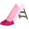 SUN&SPORT Scivolo rosa esterno per bambini con scala antiscivolo 3 gradini - 120cm discesa, 30kg max, 135x46x67cm