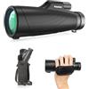 Usogood Binocolo monoculare 12 x 50, Telescope HD monoculare con Prisma BAK4 e obiettivo FMC, ideale per birdwatching, caccia, escursioni.