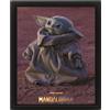 PYRAMID Star Wars: The Mandalorian Framed 3D Effect Poster Pack Grogu 26 X 20 Cm (3) Pyr