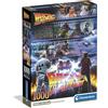 Clementoni - Puzzle Cult Movies Collection, 1000 Pezzi del Film Ritorno al Futuro, per Adulti e Ragazzi, Idea Regalo, Made in Italy, 50x70 cm, Poster Incluso, 37513