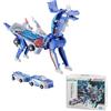 EliphonTowne 2025 giocattolo auto 2 in 1, auto magnetica si trasforma in dinosauri, divertente collisione si trasforma in giocattoli auto, regali di compleanno, Natale
