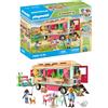 PLAYMOBIL Country 71441 Vagone Cafè con Giardino, con Attrezzature Dettagliate e Uno Stagno per Le oche, Giochi di Ruolo Divertenti, Giocattolo sostenibile per Bambini dai 4 Anni in su