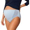 MYSANITY® Slip Premaman Vita Alta in Tulle Ricamato Azzurro 1 St