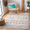 SAFAVIEH Tappeto Boho per Soggiorno, Sala da pranzo, Camera da letto - Madison Collection, A Pelo Corto, Grigio e oro, 122 X 183 cm