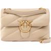 PINKO BORSA CLASSIC LOVE PUFF MAXI QUILT - 100038A0F2 - beige