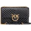 PINKO BORSA CLASSIC LOVE BAG ONE CHEVRON - 100941A0GK - nero