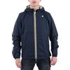 K-WAY GIUBBINO JAKE PLUS.2 REVERSIBLE - K2124EW - blue depht-beige l