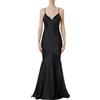 ELISABETTA FRANCHI ABITO RED CARPET IN RASO - ABR3462E2 - nero