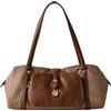 BORBONESE BORSA POCHE BAULETTO MEDIUM - 910101950189994 - marrone