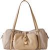 BORBONESE BORSA POCHE BAULETTO MEDIUM - 910101950189C75 - sabbia