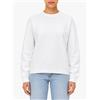 K-WAY FELPA LOIZELLE INTERLOCK - K3157CW - bianco