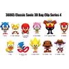MONOGRAM Sonic The Hedgehog Pvc Bag Clips Series 4 Con Figure Int.