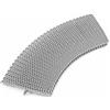WATER LINE Griglia Canalina a Pettine a Norma AE per Bordo Sfioro Piscina dim. 245 x 22,5 mm - Prezzo al metro lineare