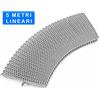 WATER LINE Griglia Canalina a Pettine a Norma AE per Bordo Sfioro Piscina dim. 245 x 22,5 mm - Offerta 5 mt lineari
