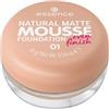essence NATURAL MATTE MOUSSE FOUNDATION Mousse fondotinta 16 g Nr. 01