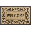 Hanse Home Zerbino in cocco e gomma, per interni ed esterni, in cocco, per esterni, resistente alle intemperie e antiscivolo, per corridoio, terrazza, ingresso, 45 x 75 cm
