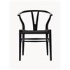 Carl Hansen & Søn Sedia in legno con seduta intrecciata CH24 Wishbone Chair