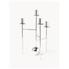 Westwing Collection Portacandele Elos, alt. 35 cm - Argento