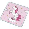 GRUSS & CO Asciugamano magico motivo unicorno, asciugamano ospite, 30 cm x 30 cm, cotone pressato, regalo, sacchetto per la scuola, compleanno dei bambini, 74091