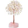 Eurowagens Albero Di Cristallo In Quarzo Rosa Albero Di Pietra Cristallina E Guaritiva