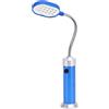 Glomora Lampada a collo di cigno magnetica, lampada magnetica a 360 ° a collo di ceroelette ad alta luminosità Luce di lavoro all'aperto con base di montaggio magnetico per la (Blu)