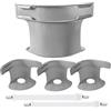 GLAMM ITALIA Ferma Lenzuola x Angoli, in Regalo 2 Elastici per Lenzuola - Set Completo con 4 Ferma Angoli Antiscivolo + 2 Elastici Regolabili con Clip Metalliche per Bloccare Le Lenzuola al Materasso.